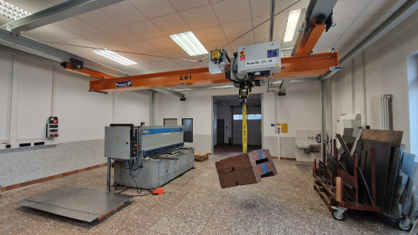 Fot des geförderten Hallenkran